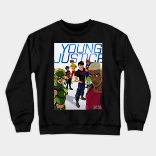 Young Justice The Team Crewneck Sweatshirt